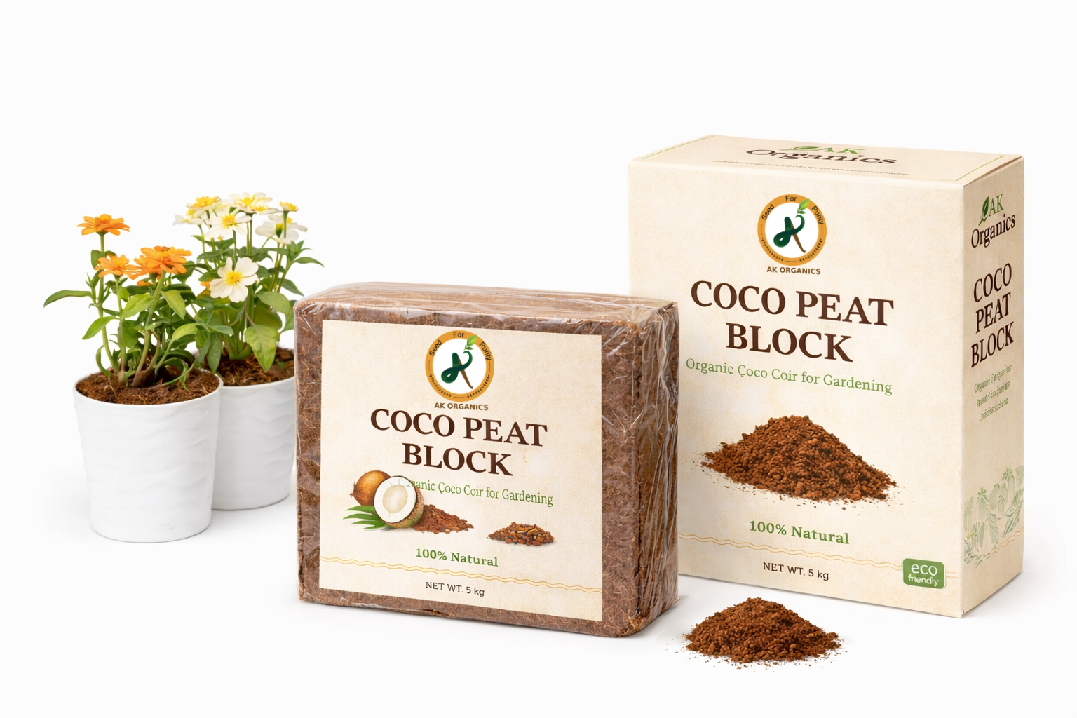 AK Organics Cocopeat